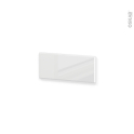 Façades de cuisine - Face tiroir N°5 - IRIS Blanc - L60 x H25 cm