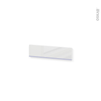 Plinthe de cuisine - IRIS Blanc - avec joint d'étanchéité - L220xH15,4