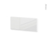 #Façades de cuisine - Face tiroir N°11 - IRIS Blanc - L80 x H35 cm
