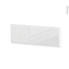 #Façades de cuisine - Porte N°12 - IRIS Blanc - L100 x H35 cm