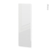 #Façades de cuisine - Porte N°26 - IRIS Blanc - L40 x H125 cm