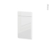#Façades de cuisine - 1 porte 1 tiroir N°51 - IRIS Blanc - L40 x H70 cm