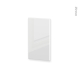 Façades de cuisine - Porte N°19 - IRIS Blanc - L40 x H70 cm