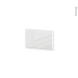 Façades de cuisine - Face tiroir N°7 - IRIS Blanc - L50 x H31 cm