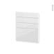 Façades de cuisine - 4 tiroirs N°59 - IRIS Blanc - L60 x H70 cm