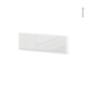 Façades de cuisine - Face tiroir N°39 - IRIS Blanc - L80 x H25 cm