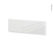 Façades de cuisine - Face tiroir N°40 - IRIS Blanc - L100 x H31 cm