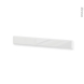Façades de cuisine - Face tiroir N°43 - IRIS Blanc - L100 x H13 cm