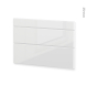Façades de cuisine - 3 tiroirs N°75 - IRIS Blanc - L100 x H70 cm