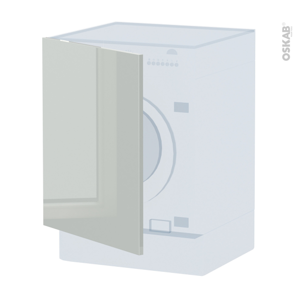 Porte lave linge - à repercer N°21 - IVIA Gris - L60 x H70 cm