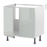 #Meuble de cuisine - Sous évier - IVIA Gris - 2 portes - L80 x H70 x P58 cm