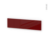 Façades de cuisine - Face tiroir N°41 - IVIA Rouge - L100 x H25 cm