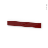 Façades de cuisine - Face tiroir N°43 - IVIA Rouge - L100 x H13 cm