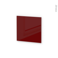 Finition cuisine - Joue N°29 - IVIA Rouge - Avec sachet de fixation - A redécouper - L58 x H57 x Ep.1.6 cm