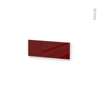 Bandeau colonne frigo - Haut - IVIA Rouge - A redécouper - L60 x H22 cm