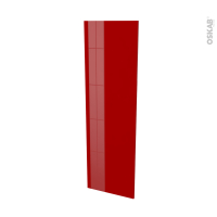 Finition cuisine - Joue N°88 - IVIA Rouge  - Avec sachet de fixation - L58 x H195 x Ep 1,6 cm
