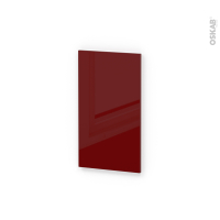 Finition cuisine - Habillage arrière ilôt N°92 - IVIA Rouge  - Avec sachet de fixation - L40 x H70 x Ep 1,6 cm