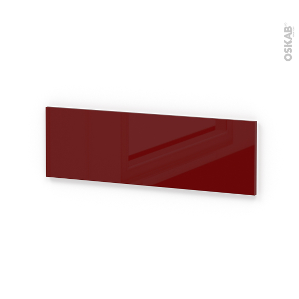 Façades de cuisine - Face tiroir N°40 - IVIA Rouge - L100 x H31 cm