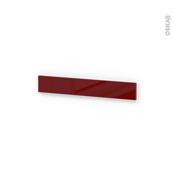 Façades de cuisine - Face tiroir N°42 - IVIA Rouge - L80 x H13 cm