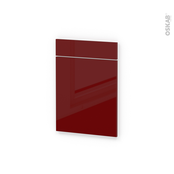 Façades de cuisine - 1 porte 1 tiroir N°54 - IVIA Rouge - L50 x H70 cm