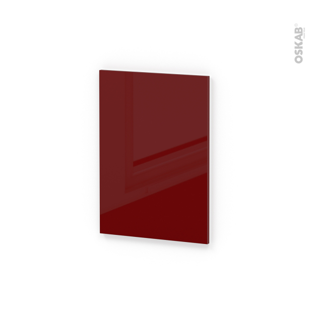 Façades de cuisine Porte N°20 <br />IVIA Rouge, L50 x H70 cm 
