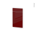 #Façades de cuisine - 1 porte 1 tiroir N°51 - IVIA Rouge - L40 x H70 cm