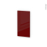 #Finition cuisine - Joue N°30 - IVIA Rouge - Avec sachet de fixation - A redécouper - L37 x H41 x Ep.1.6 cm