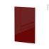#Finition cuisine - Joue N°31 - IVIA Rouge - Avec sachet de fixation - L58 x H92 x Ep.1.6 cm