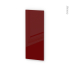 #Finition cuisine - Joue N°32 - IVIA Rouge - Avec sachet de fixation - L37 x H92 x Ep.1.6 cm