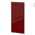 #Finition cuisine - Joue N°33 - IVIA Rouge - Avec sachet de fixation - L58 x H125 x Ep.1.6 cm