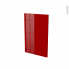 #Porte lave vaisselle Full intégrable N°87 <br />IVIA Rouge, L45 x H70 cm 