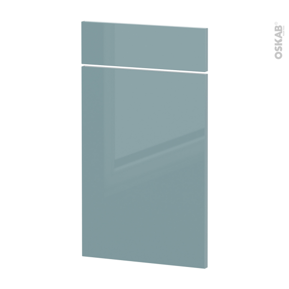 Façades de cuisine - 1 porte 1 tiroir N°51 - KERIA Bleu - L40 x H70 cm