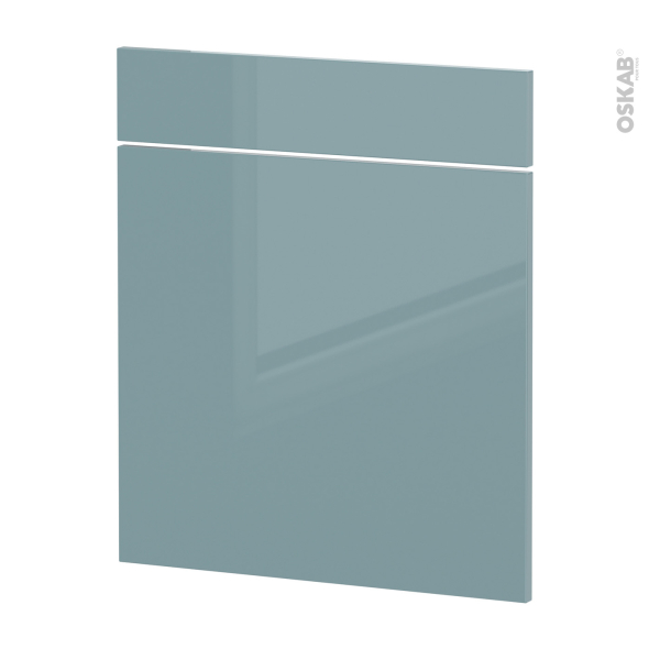 Façades de cuisine - 1 porte 1 tiroir N°56 - KERIA Bleu - L60 x H70 cm