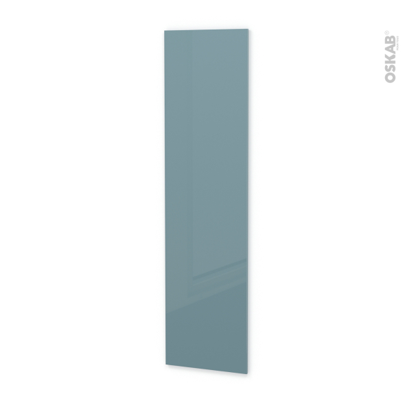 Finition cuisine - Joue N°89 - KERIA Bleu  - Avec sachet de fixation - L58 x H217 x Ep 1,6 cm