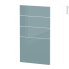 #Façades de cuisine - 4 tiroirs N°53 - KERIA Bleu - L40 x H70 cm