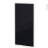 #Façades de cuisine - Porte N°27 - KERIA Noir - L60 x H125 cm
