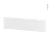 Façades de cuisine - Face tiroir N°41 - LUPI Blanc - L100 x H25 cm