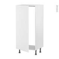 Colonne de cuisine N°27 - Armoire frigo encastrable - LUPI Blanc - 1 porte - L60 x H125 x P58 cm
