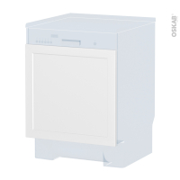 Porte lave vaisselle - Intégrable N°16 - LUPI Blanc - L60 x H57 cm