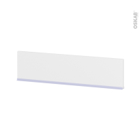 Plinthe de cuisine - LUPI Blanc - avec joint d'étanchéité - L220xH15,4 cm
