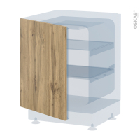 Porte frigo sous plan - Intégrable N°21 - OKA Chêne - L60 x H70 cm