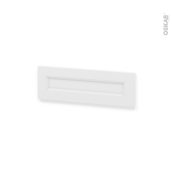 Façades de cuisine - Face tiroir N°39 - STATIC Blanc - L80 x H25 cm