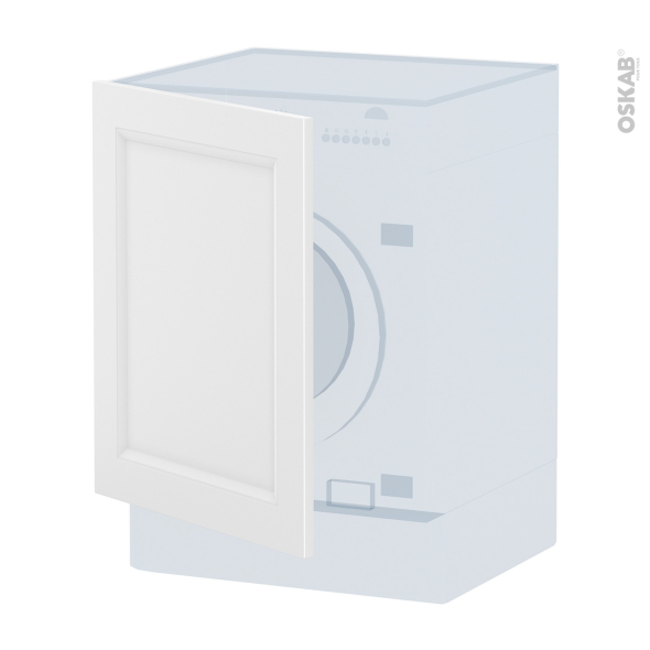 Porte lave linge - à repercer N°21 - STATIC Blanc - L60 x H70 cm