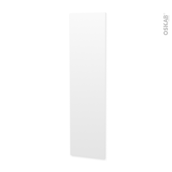 Finition cuisine - Joue N°89 - STATIC Blanc  - Avec sachet de fixation - L58 x H217 x Ep 1,6 cm