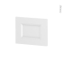 #Façades de cuisine - Face tiroir N°6 - STATIC Blanc - L40 x H31 cm
