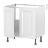 #Meuble de cuisine Sous évier <br />STATIC Blanc, 2 portes, L80 x H70 x P58 cm 