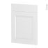 #Façades de cuisine - 1 porte 1 tiroir N°54 - STATIC Blanc - L50 x H70 cm