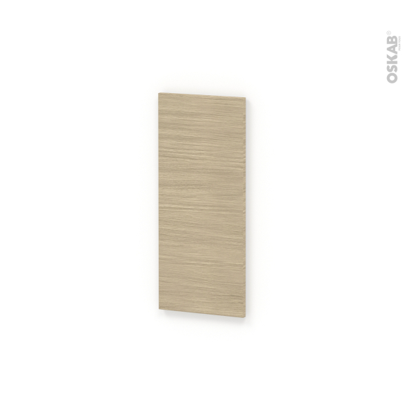 Finition cuisine - Habillage arrière ilôt N°91 - STILO Noyer blanchi  - Avec sachet de fixation - L30 x H70 x Ep 1,6 cm