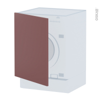 Porte lave linge - à repercer N°21 - TIA Rouge terracotta - L60 x H70 cm
