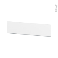 Plinthe N°100 - Blanc mat - L220 x H15 x P1,3 cm